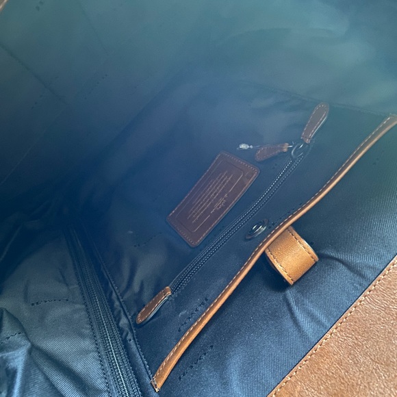 Coach Leather Backpack in Brown NEW - Picture 10 of 11